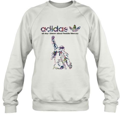 Adidas All Day I Dream About Freddie Mercury Floral Sweatshirt