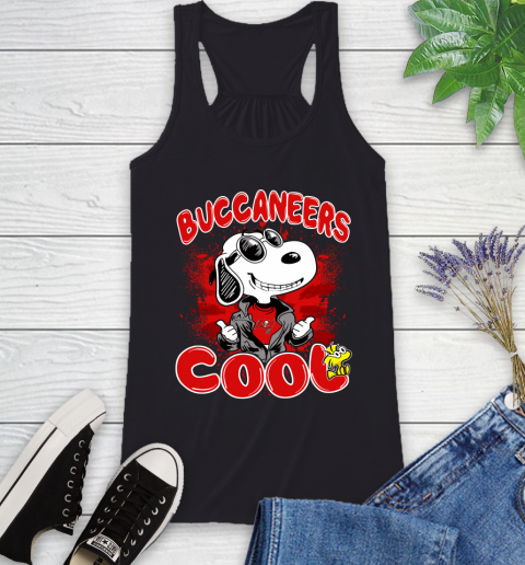 NFL Football Tampa Bay Buccaneers Cool Snoopy Shirt Racerback Tank