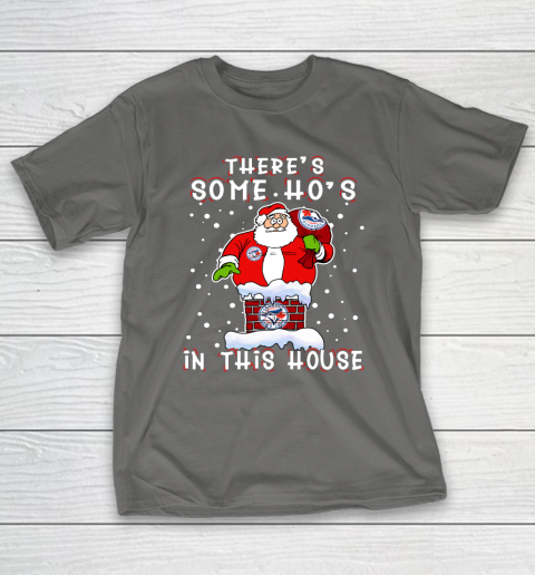 Toronto Blue Jays Christmas There Is Some Hos In This House Santa Stuck In The Chimney MLB T-Shirt 8
