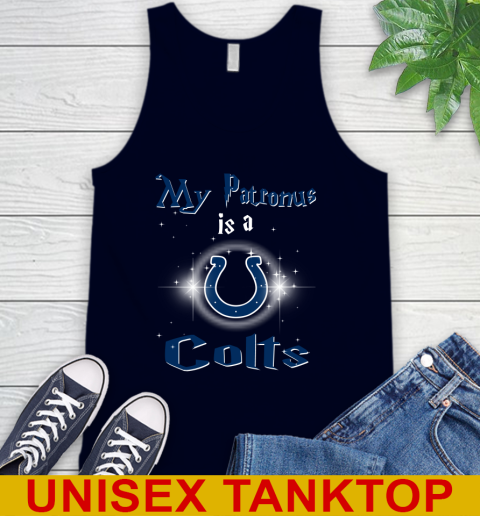 NFL Football Harry Potter My Patronus Is A Indianapolis Colts Tank Top 2