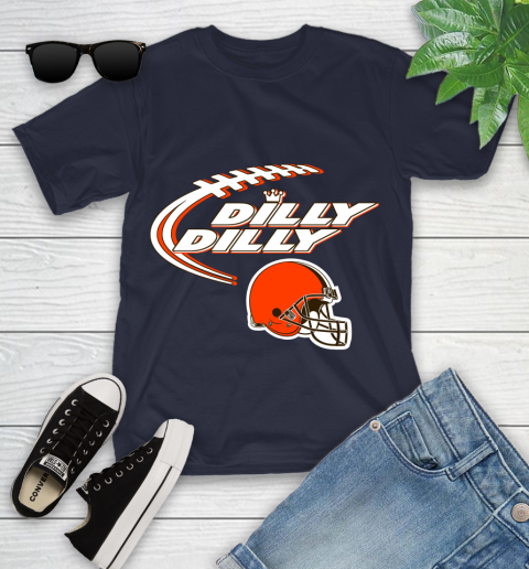 NFL Cleveland Browns Dilly Dilly Football Sports Youth T-Shirt 3