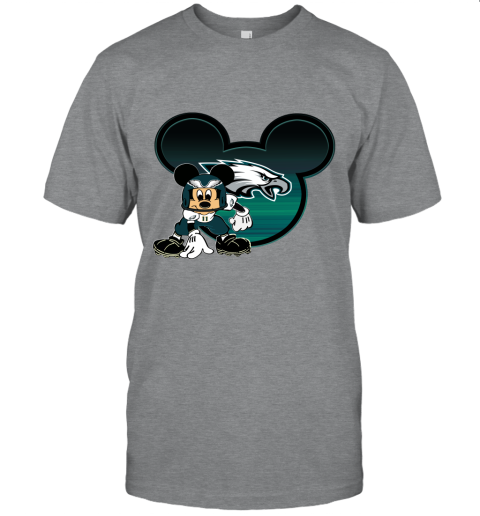 NFL Philadelphia Eagles Mickey Mouse Disney Football T Shirt Youth T-Shirt