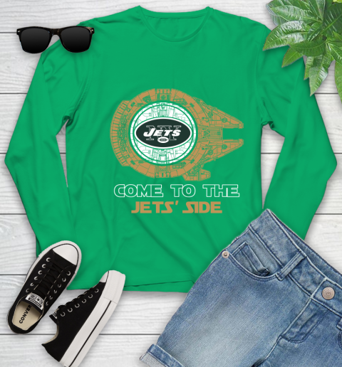 NFL Come To The New York Jets Wars Football Sports Youth Long Sleeve 7