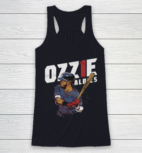 Ozzie Albies 1 Atlanta Brave Racerback Tank 7