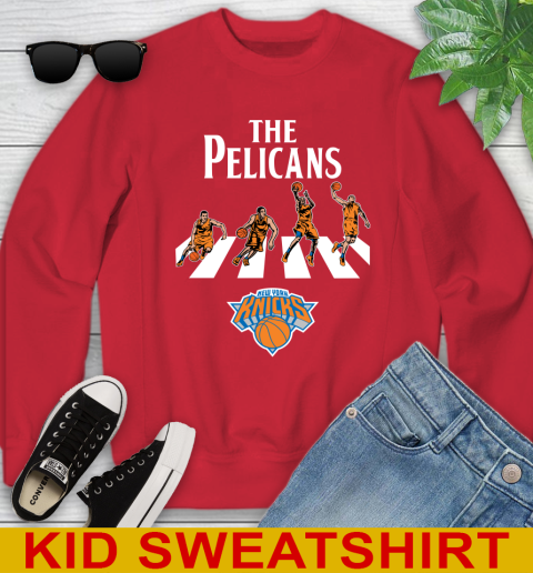 NBA Basketball New York Knicks The Beatles Rock Band Shirt Youth Sweatshirt 7