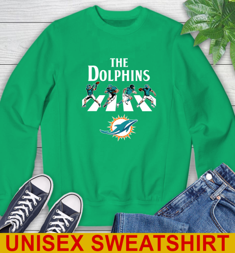 NFL Football Miami Dolphins The Beatles Rock Band Shirt Sweatshirt 8