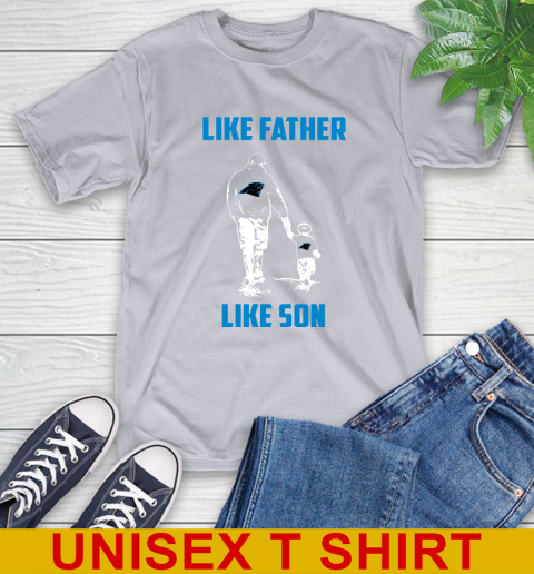 Carolina Panthers NFL Football Like Father Like Son Sports T-Shirt 5