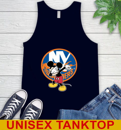 New York Islanders NHL Hockey Dabbing Mickey Disney Sports Tank Top 3