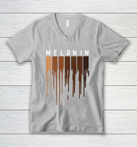 Drippin Melanin T Shirt for Women Pride  Black History Gift V-Neck T-Shirt 3