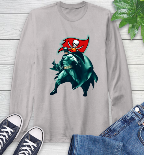 NFL Batman Football Sports Tampa Bay Buccaneers Long Sleeve T-Shirt 12