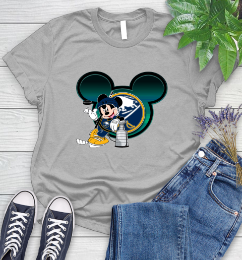 NHL Buffalo Sabres Stanley Cup Mickey Mouse Disney Hockey T Shirt Women's T-Shirt 5