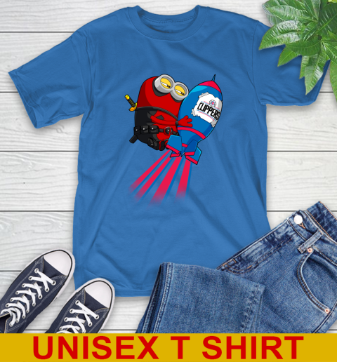 NBA Basketball LA Clippers Deadpool Minion Marvel Shirt T-Shirt 11