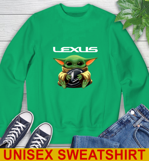Star Wars Baby Yoda Hugs Lexus Car Shirt 32