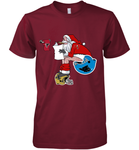 8mzb santa claus tampa bay buccaneers shit on other teams christmas premium guys tee 5 front cardinal