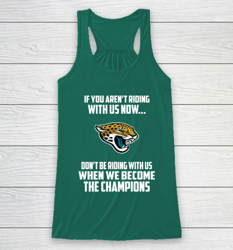 NFL Jacksonville Jaguars Football We Become The Champions Racerback Tank 5