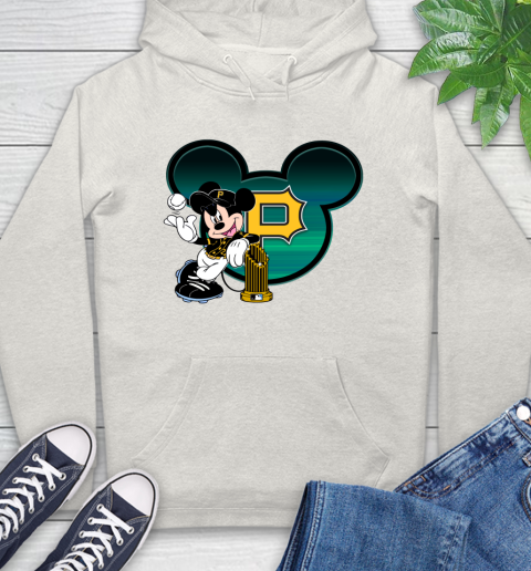 MLB Pittsburgh Pirates The Commissioner's Trophy Mickey Mouse Disney Hoodie 12