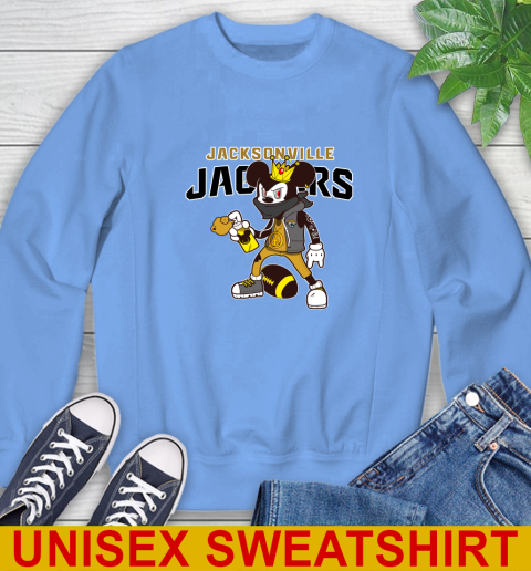Jacksonville Jaguars NFL Football Mickey Peace Sign Sports Sweatshirt 11
