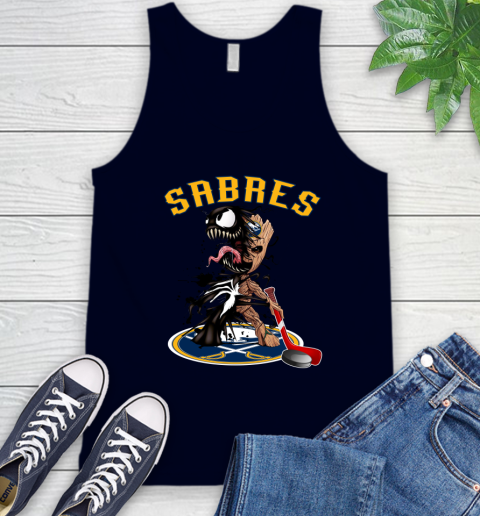 NHL Buffalo Sabres Hockey Venom Groot Guardians Of The Galaxy Tank Top 3