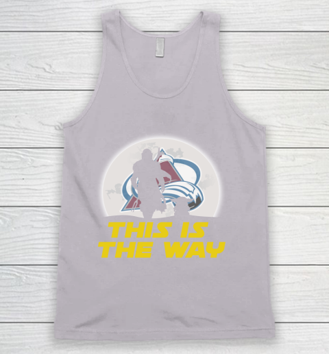 Colorado Avalanche NHL Ice Hockey Star Wars Yoda And Mandalorian This Is The Way Tank Top 3