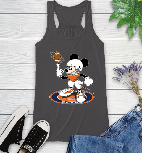 NFL Football Chicago Bears Cheerful Mickey Disney Shirt Racerback Tank 12