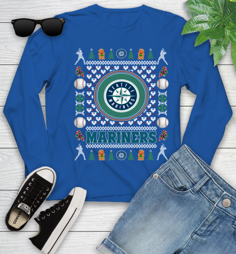 Seattle Mariners Merry Christmas MLB Baseball Loyal Fan Ugly Shirt 133