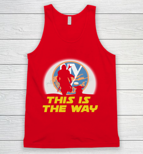 New York Islanders NHL Ice Hockey Star Wars Yoda And Mandalorian This Is The Way Tank Top 5