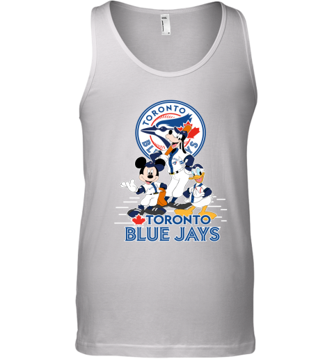 Toronto Blue Jays Mickey Donald And Goofy Baseball Tank Top