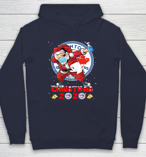 Toronto Blue Jays Funny Santa Claus Dabbing Christmas 2020 MLB Hoodie 2