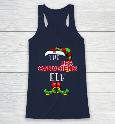 Montreal Canadiens Christmas ELF Funny NHL Racerback Tank 8
