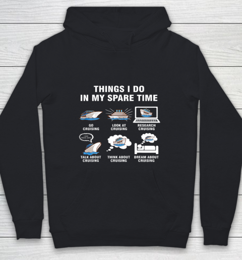 6 Things I Do In My Spare Time Cruising Lovers Youth Hoodie