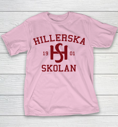 Hillerska Grey  Young Royals Hillerska School Youth T-Shirt 5