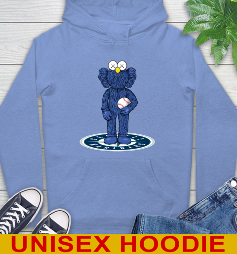 MLB Baseball Seattle Mariners Kaws Bff Blue Figure Shirt Hoodie 12 MLB Baseball Seattle Mariners Kaws Bff Blue Figure Shirt Hoodie - Image 12