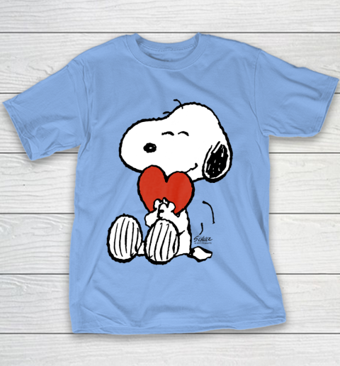 Peanuts Snoopy Heart Valentine Youth T-Shirt 7