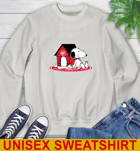 NBA Basketball Atlanta Hawks Snoopy The Peanuts Movie Shirt Sweatshirt 12