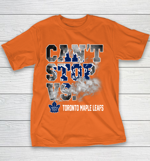 NHL Toronto Maple Leafs Hockey Can't Stop Vs Youth T-Shirt 4