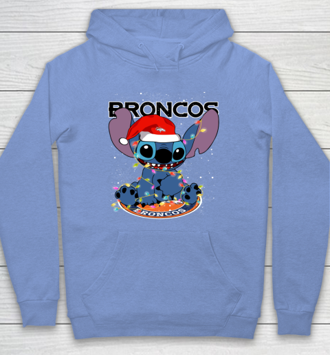 Denver Broncos NFL Football noel stitch Christmas Hoodie 7