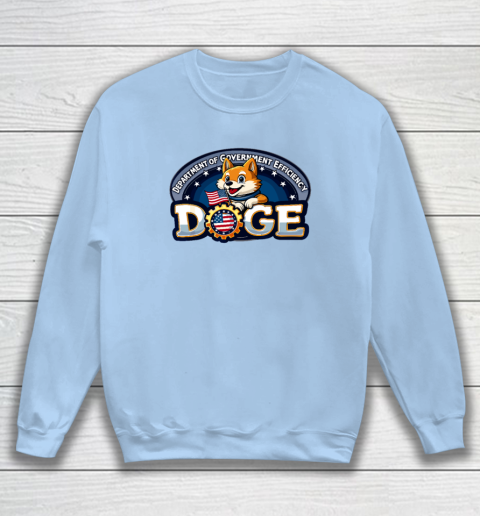 Funny DOGE Crypto Meme Department of Government Efficiency Sweatshirt 4