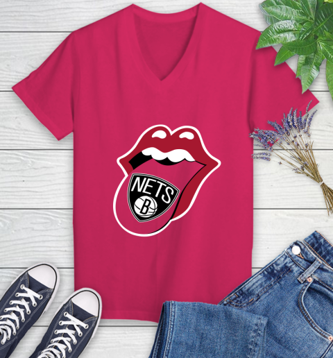 Brooklyn Nets NBA Basketball Lips I Root For My Team Adoring Fan 85
