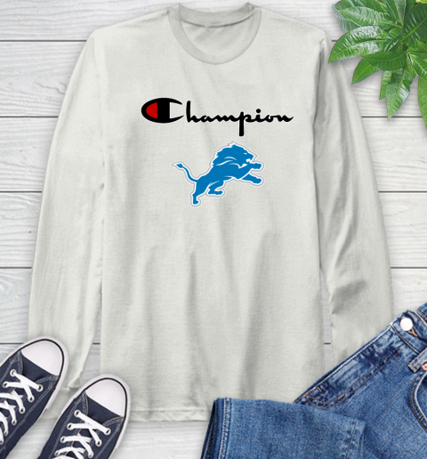 NFL Football Detroit Lions Champion Shirt Long Sleeve T-Shirt 11