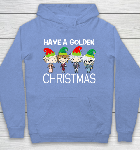 Golden Girls Lovers Gift T shirt Have A Golden Christmas Vintage Hoodie 8