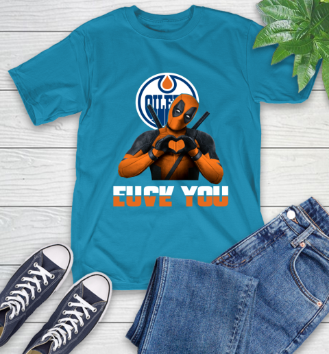 NHL Edmonton Oilers Deadpool Love You Fuck You Hockey Sports T-Shirt 10 NHL Edmonton Oilers Deadpool Love You Fuck You Hockey Sports T-Shirt - Image 10