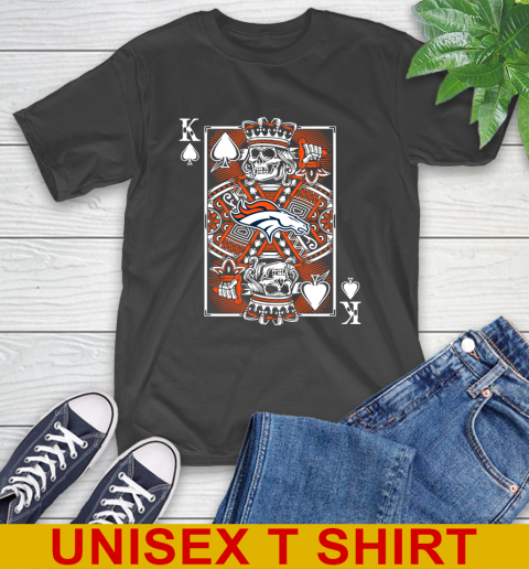 Denver Broncos NFL Football The King Of Spades Death Cards Shirt T-Shirt