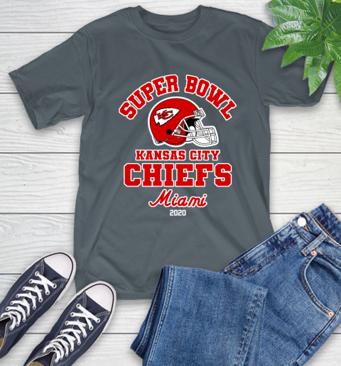 Kansas City Chiefs Super Bowl Champion Miami Logo 2020 NFL Shirts 7