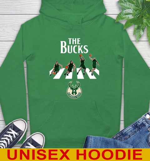 NBA Basketball Milwaukee Bucks The Beatles Rock Band Shirt Hoodie 8