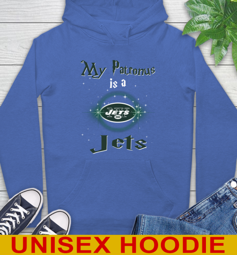 NFL Football Harry Potter My Patronus Is A New York Jets Hoodie 9