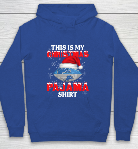 Detroit Lions This Is My Christmas Pajama Shirt NFL Youth Hoodie 6