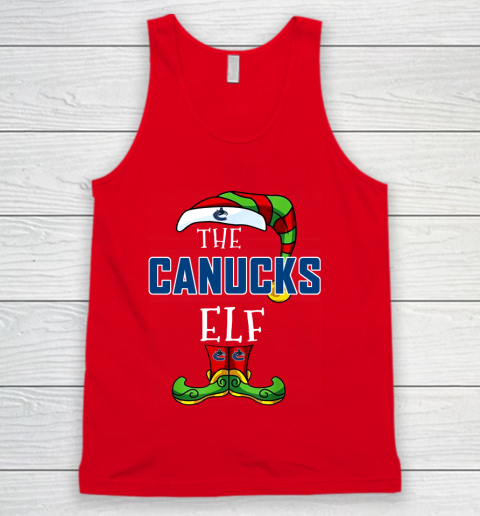 Vancouver Canucks Christmas ELF Funny NHL Tank Top 5
