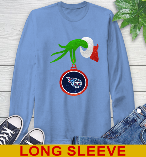 Tennessee Titans Grinch Merry Christmas NFL Football Long Sleeve T-Shirt 11