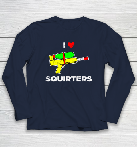 I Heart Squirters Funny I Love Squirters Long Sleeve T-Shirt 2