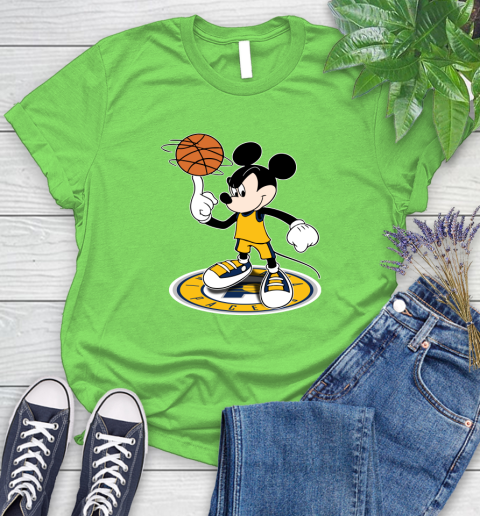 NBA Basketball Indiana Pacers Cheerful Mickey Disney Shirt Women's T-Shirt 10